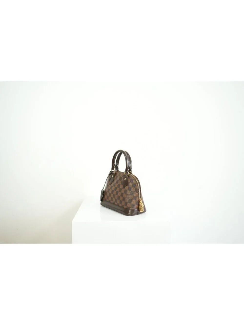 Louis Vuitton Damier Ebene Canvas Alma BB W/Strap